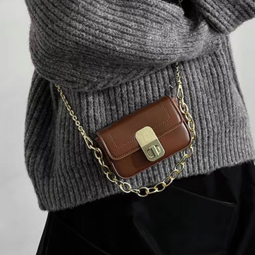 Mini Fashionable Flap Chain Bag