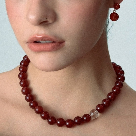 Red Agate Necklace