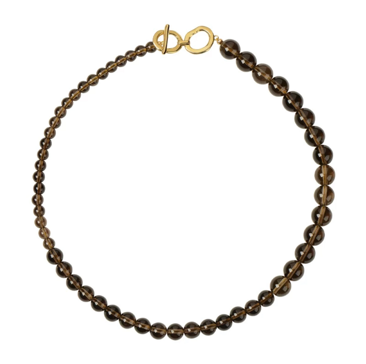 Brown Crystal beaded Necklace